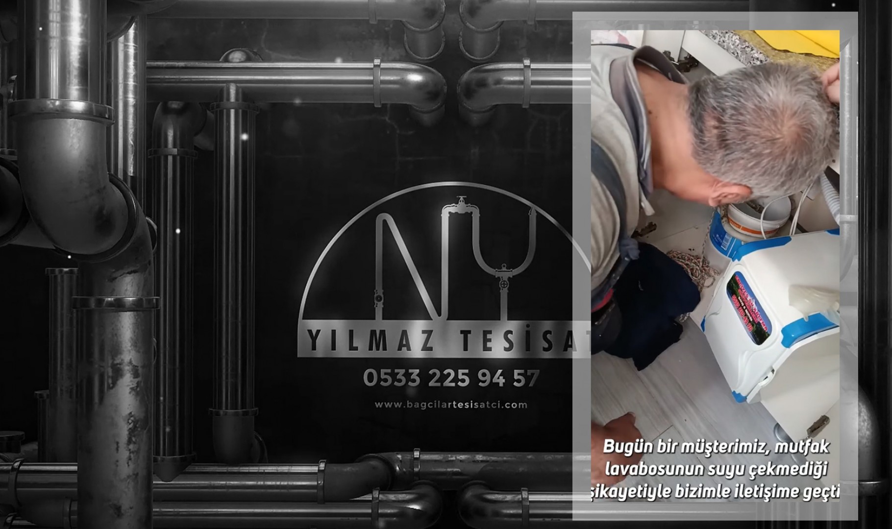 Mutfak Gideri Tıkandı! Bağcılar’da Cihazlı Tıkanıklık Açma ile Hızlı Müdahale – Yılmaz Tesisat