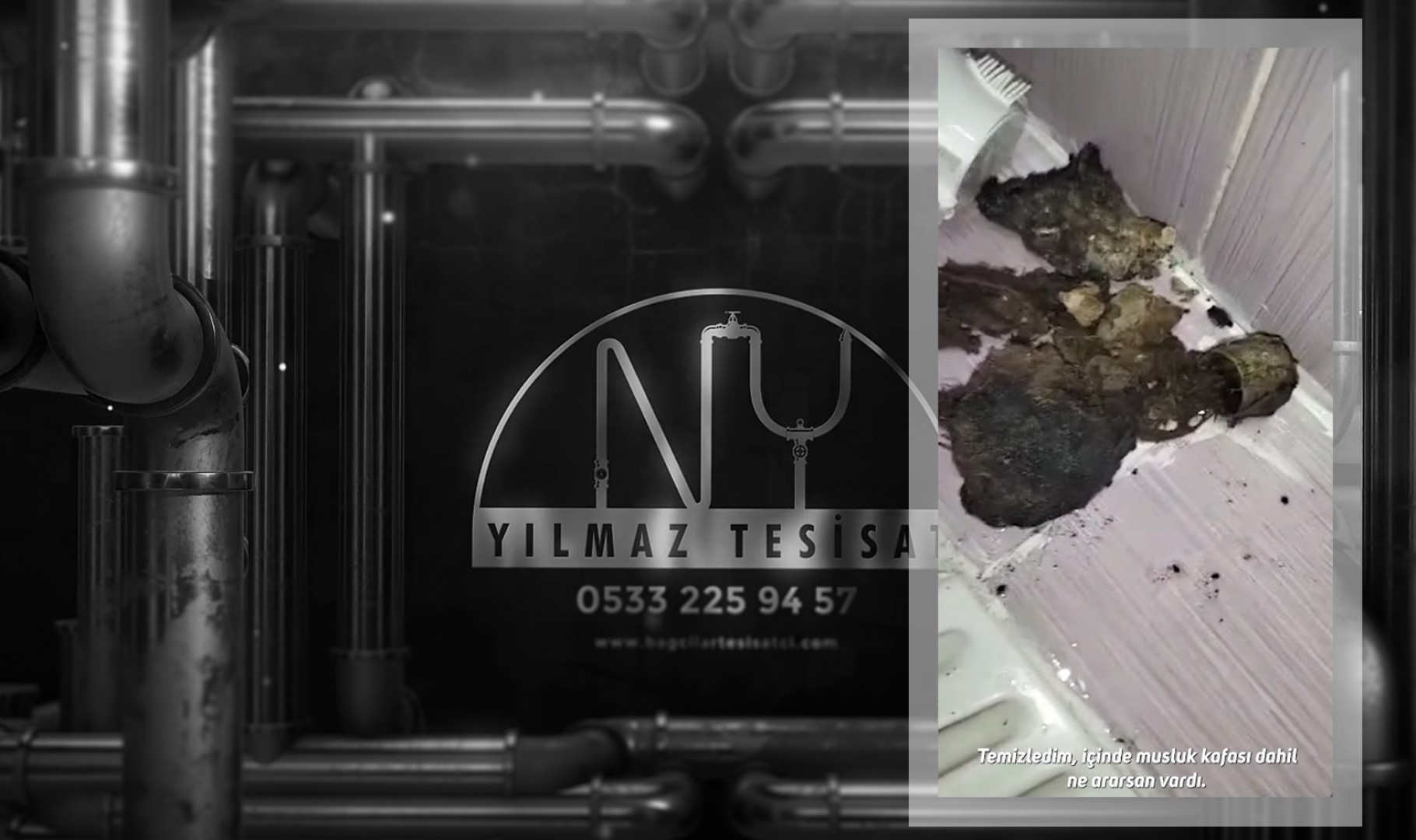 Tuvalet Tıkanıklığı Makineyle Açıldı! Giderden Musluk Kafası ve Yabancı Cisimler Çıktı | Yılmaz Tesisat